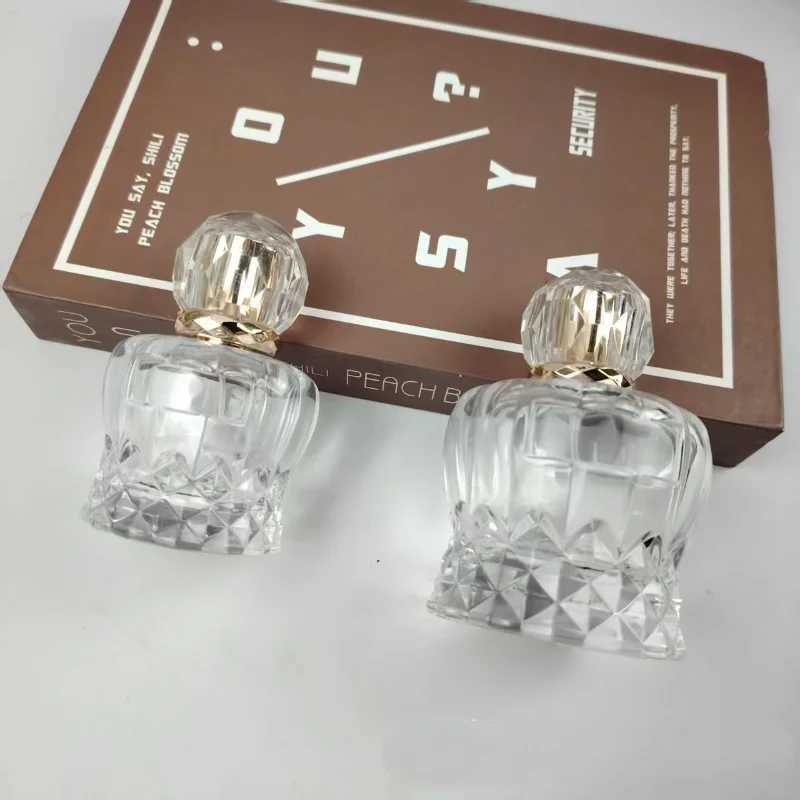 2/5pcs 50/100ml Premium Perfume Bottle Clear Thickened Glass Empty Spray Bottle Crimp Nick Bayonet Bottle Need A Tool C251126