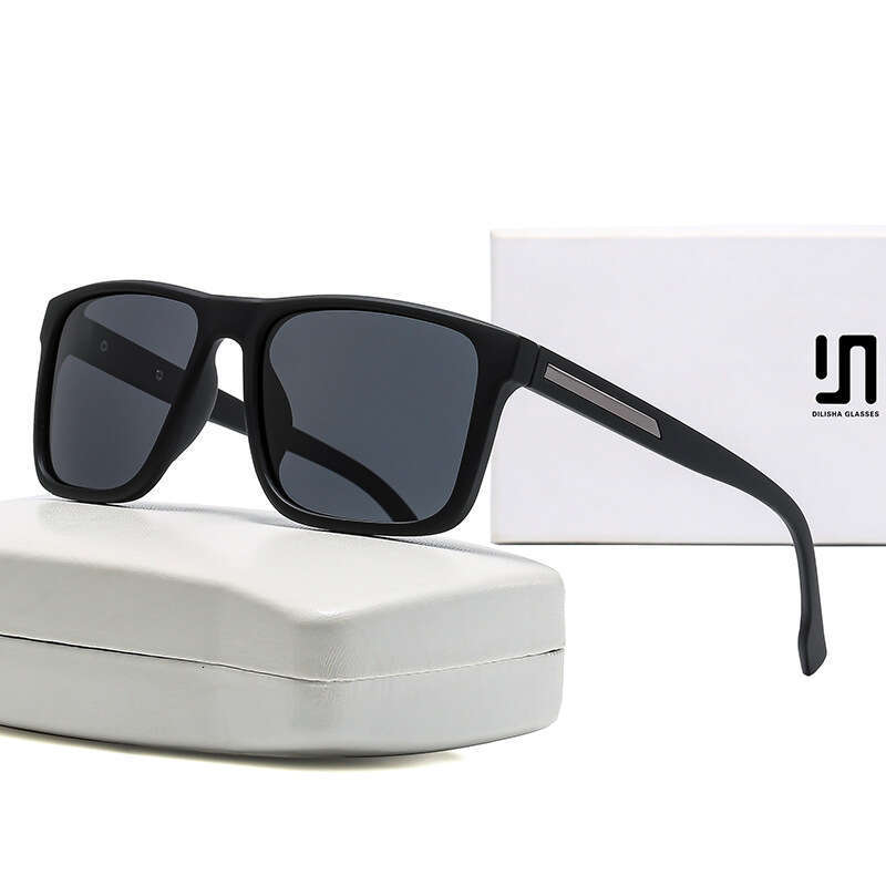 designer New Style High-End Feel Men's Driving Big Face Slimming UV Protection Polarized Sunscreen Sports Sunglasses