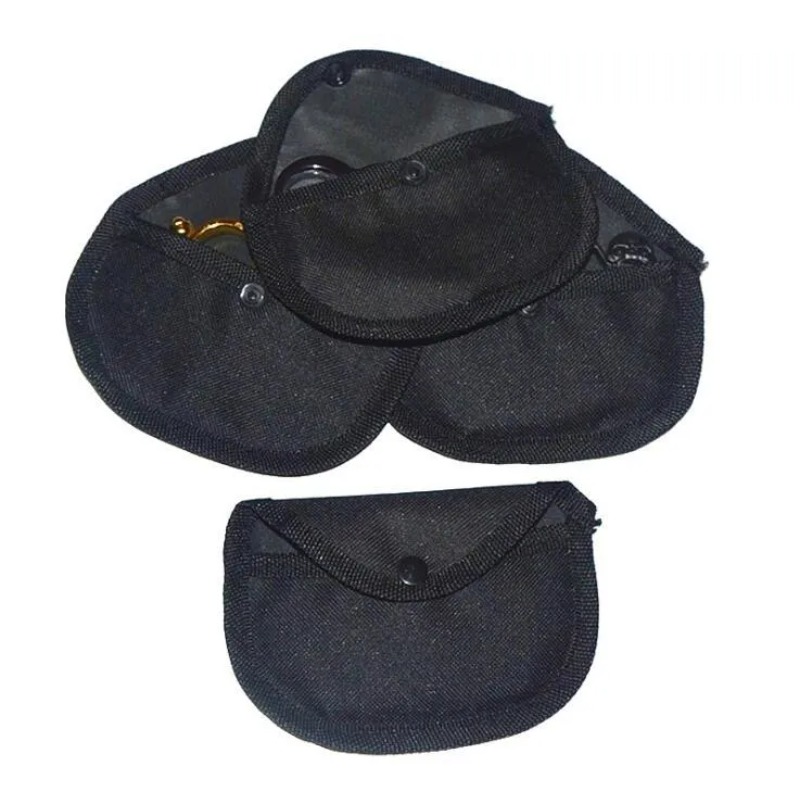 Strong Brass Knuckle Dusters Nylon Bag Self Defense Personal Security Outdoor Self-defense Pendant Pocket EDC Tool Cover Free Shipping