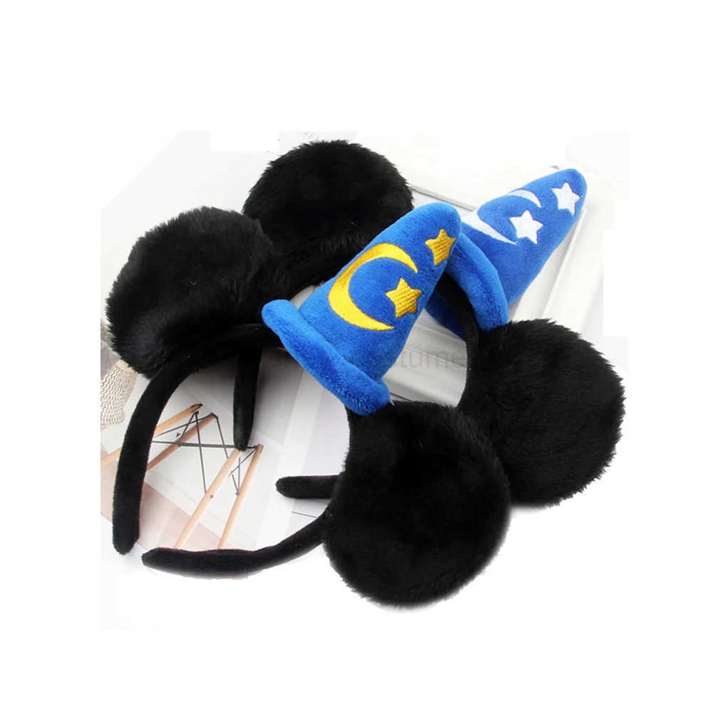 Disney 2015 Mickey Mouse Plush Magic House Disney Headwear Cosplay Decoration Christmas Party Costume Hair Band Adult Children Halloween Part X250425