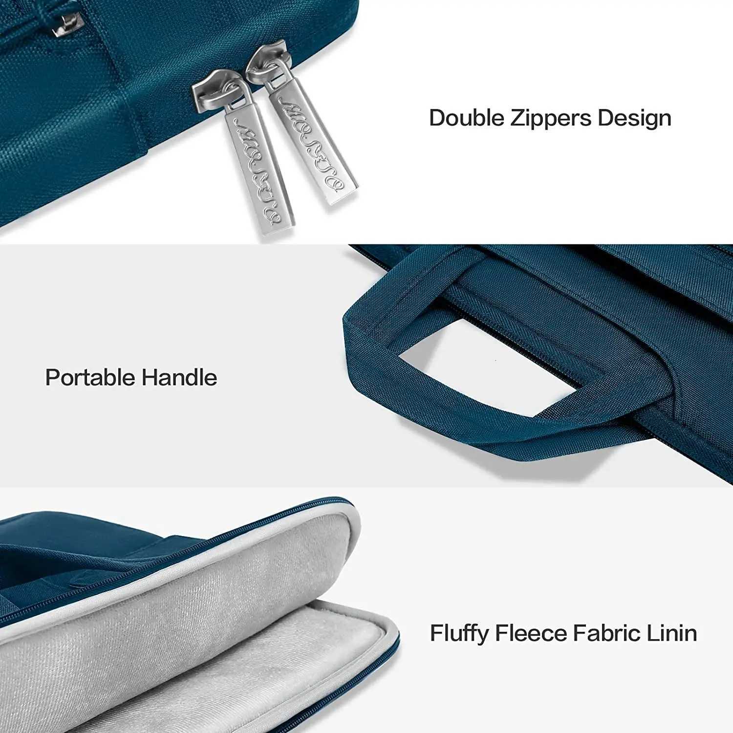 13 14 15 16 inch Laptop Bag Notebook Pouch for MacBook Air Pro Asus Dell HP Office Travel Computer Briefcase Handbag Sleeve CaseT251125