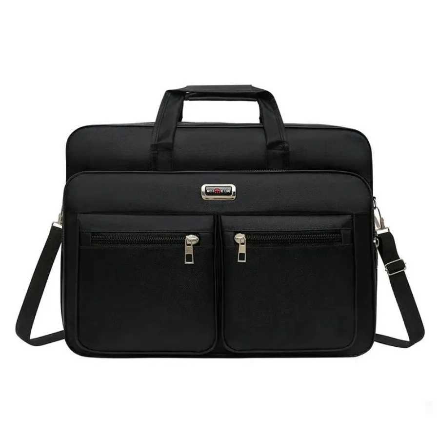 Large Mens Shoulder Crossbody Bag New Oxford Cloth Waterproof Wear-resistant Business Handheld Briefcase Travel BagsT251125