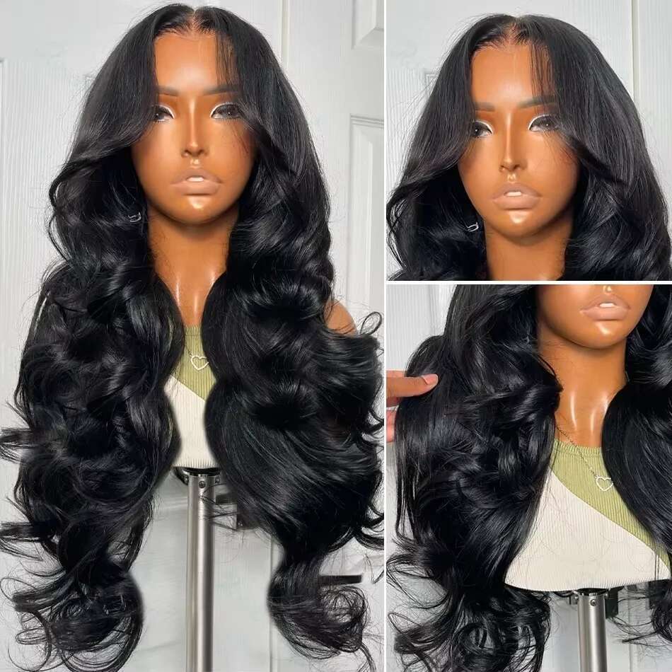 Tewjig 250 300 Density 13X4 Front Human Hair Wig 30 40 Inch Body Wave 13X6 Hd Transparent Lace Frontal Wigs For Women