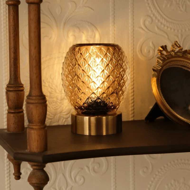 Crystal night light Bedroom lamp desktop bar atmosphere lights for holiday Atmosphere Rechargeable lamp dimming lightsM251125