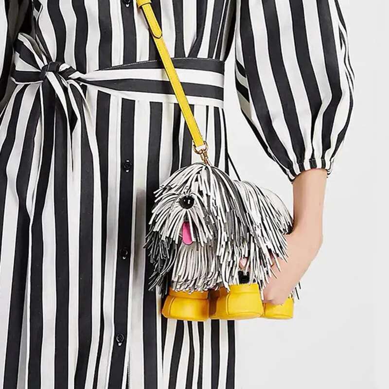 Purses And Handbags For Women Designer Leather Crossbody Shoulder Purse Cute Dog Shape Evening Party Women's Bag