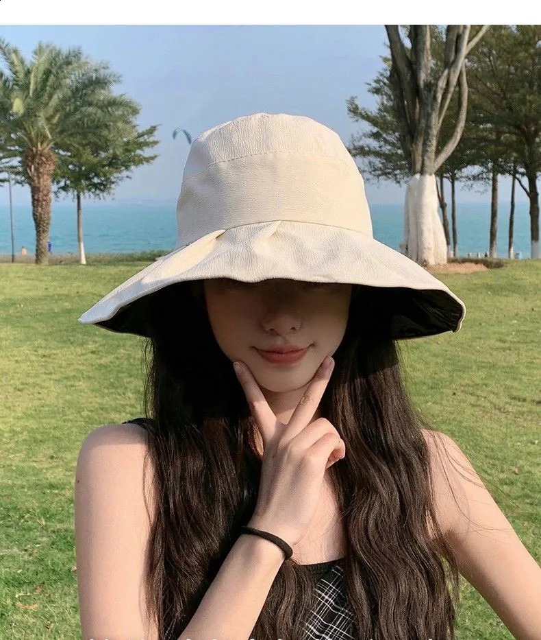 Gentle Vacation Mountaineering Hundreds Of Sun Protection Cap Female Bow Easy To Carry UPF50 250424