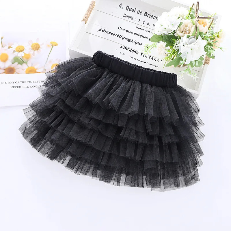baby girl chiffon Tutu ballet dancer Pettiskitt fluffy childrens ballet dancer party dance princess girl chiffon costume 250424