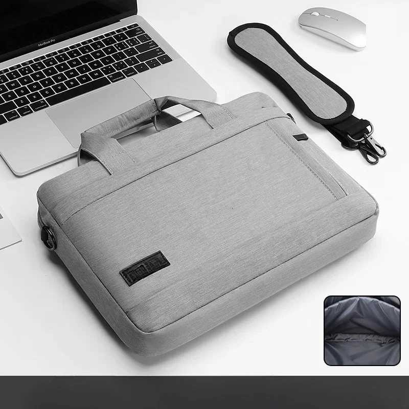 Laptop bag Sleeve Case Shoulder handBag For M1 M2 14 15 156 17 inch Macbook Air Pro 133 Asus Dell Notebook BriefcasesT251125