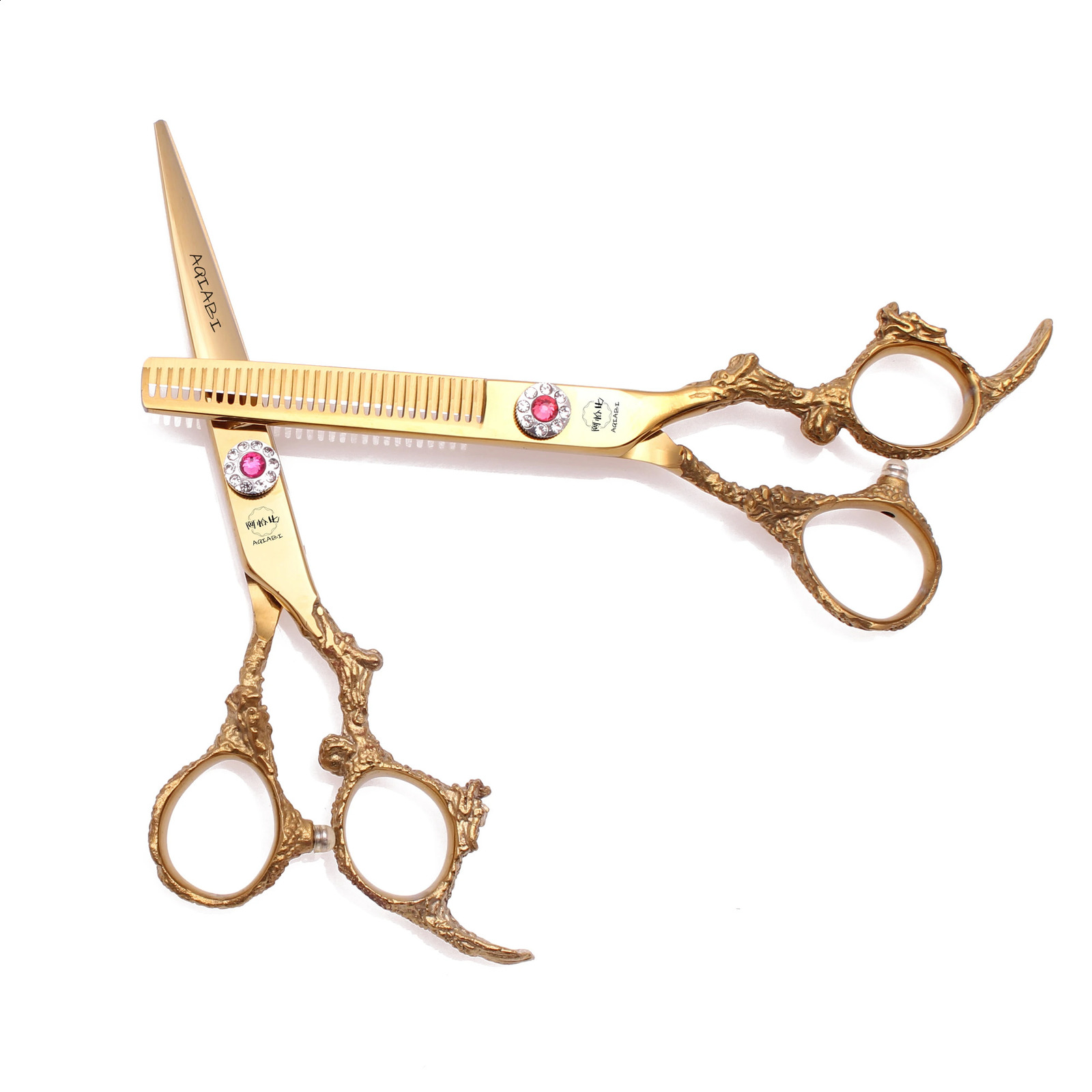 6.0 Professional Hair Scissors 440C Japan Steel Cutting Shears Hairdressing Thinning Salon Barber Home Drop A9005 250424