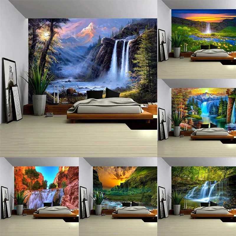 Tapestry Wall Hanging Beautiful Beach Landscape Decor Art Bedroom Window BackgroundM251125