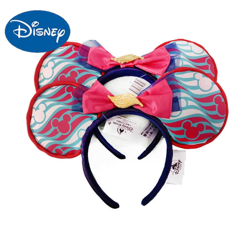 Disney 2023 Disneymini Earrings Womens Disneyland Mickey Glitter Birthday Gift Party Role Playing Hair Accessories Barbecue Gift X250425