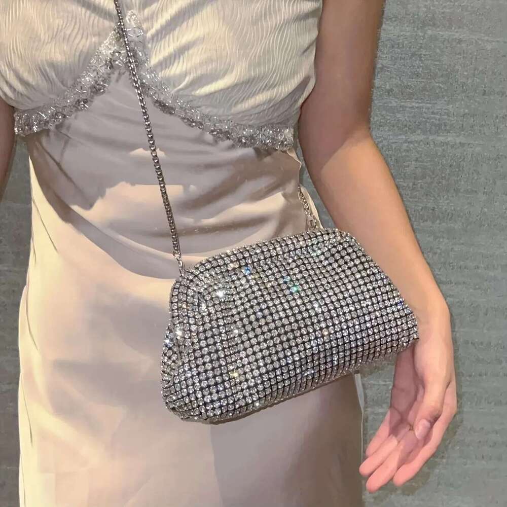Designer Bag Glitter Cloud Women's Handbag Crystal Shiny Rhinestones Dia Evening Bag Wedding Party Clutch Purse Shoulder Bags