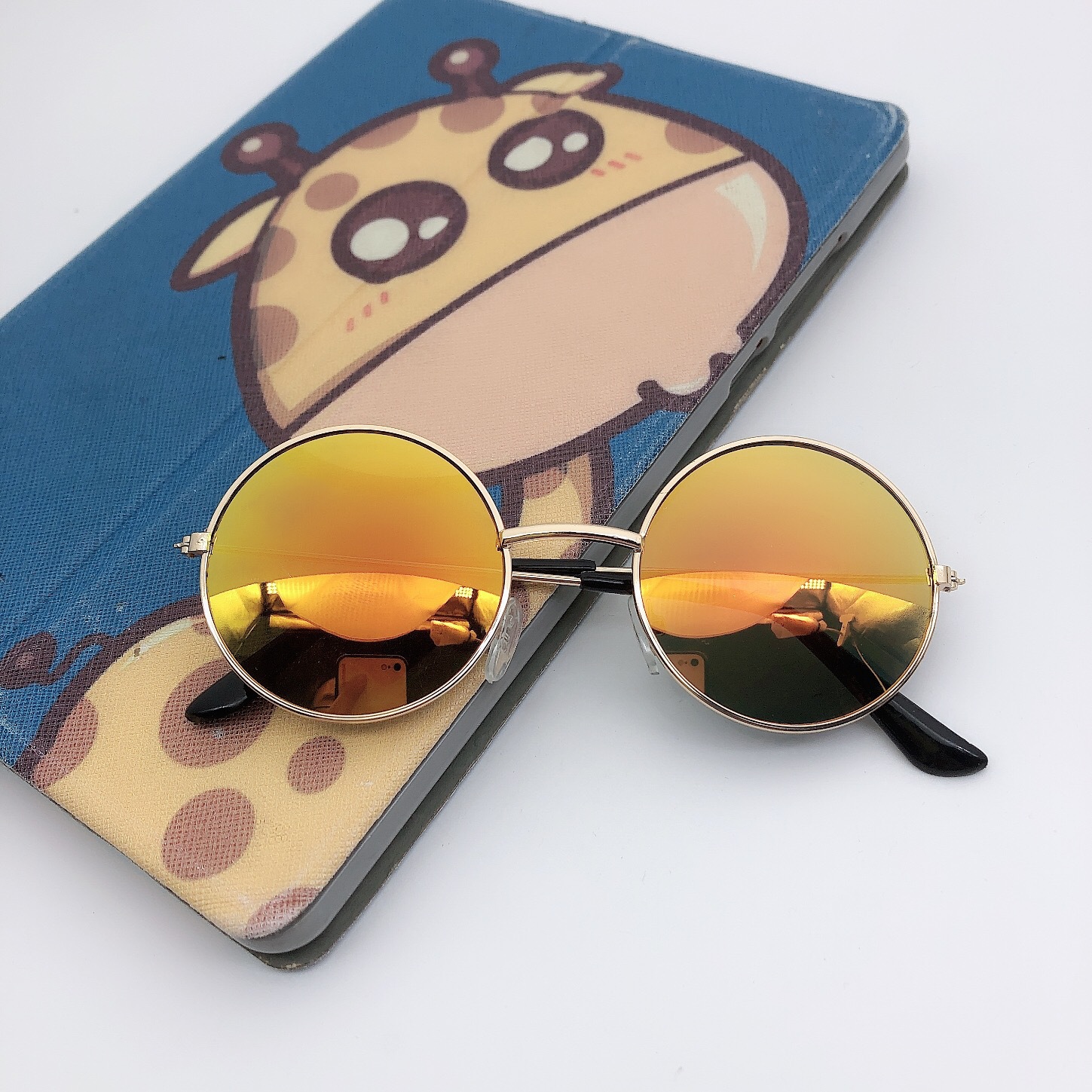 Youth Fashionable Rounded Optical Goggles in Eye-Catching Colors Made from Robust Aluminum