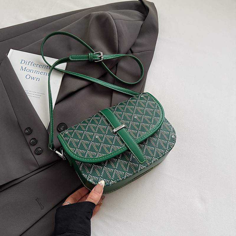 Fashionable Commuting Crossbody Bag New Style Leisure Pure Color All Kinds Of Shoulder Bag Wholesale Korean Fashion Foreign Style Bag Woman 2025s hot