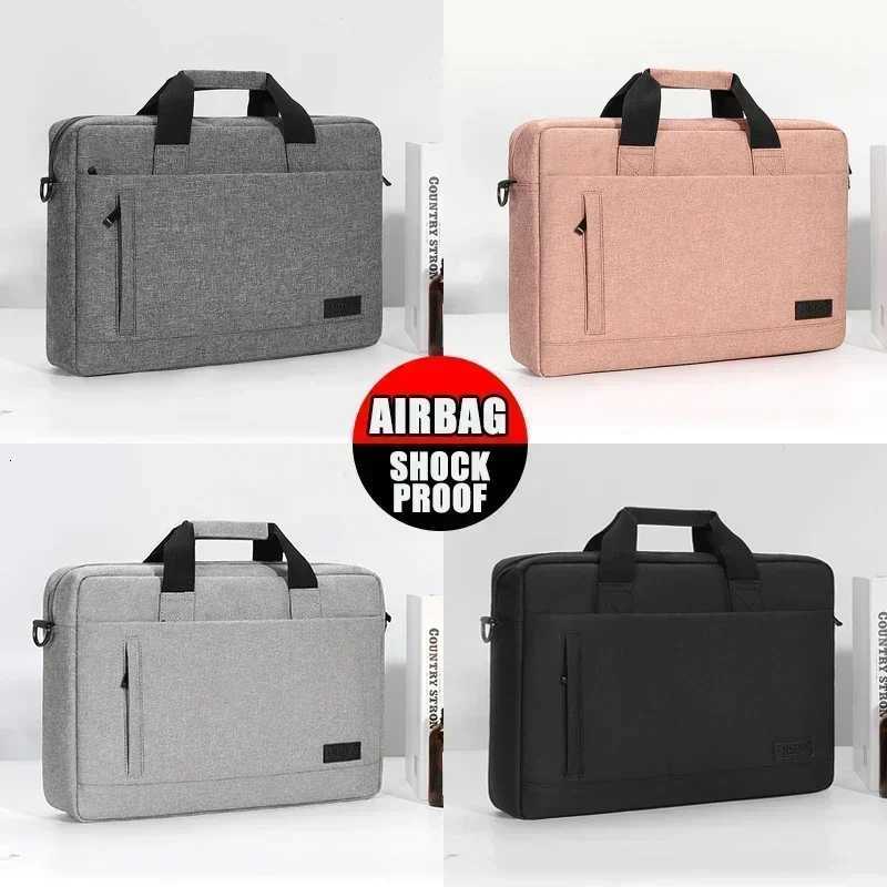 Laptop bag Sleeve Case Shoulder handBag For M1 M2 14 15 156 17 inch Macbook Air Pro 133 Asus Dell Notebook BriefcasesT251125