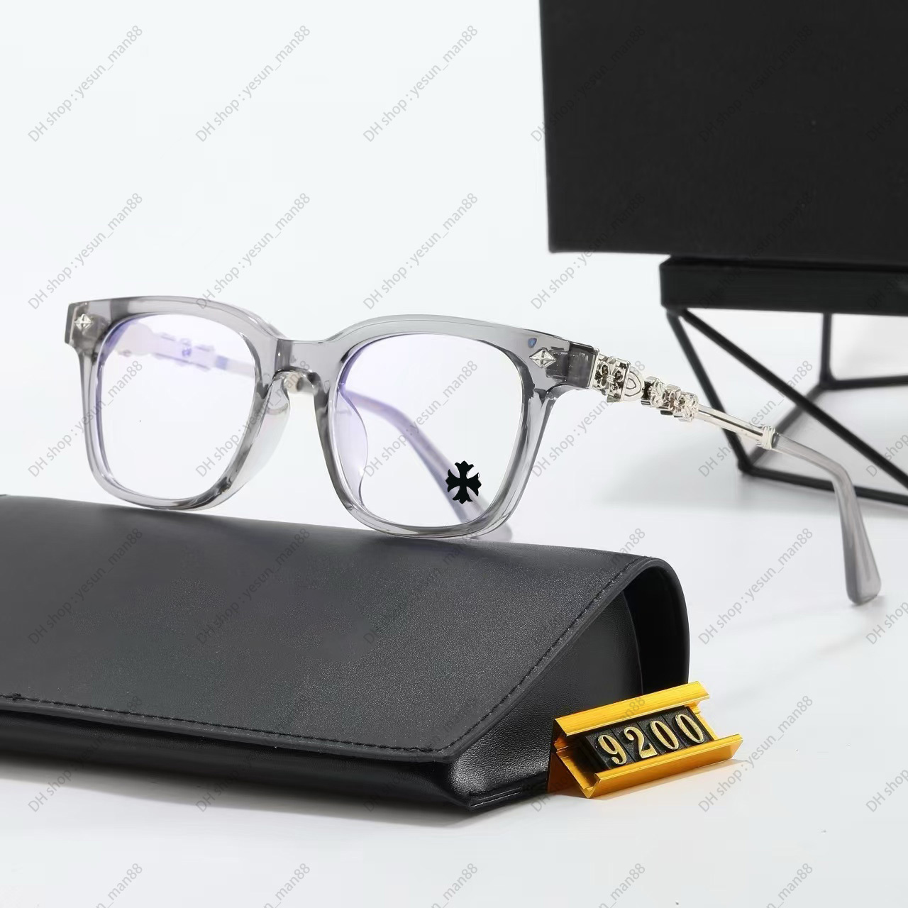 Chrome Sunglasses Cross Sunglasses Designer Glasses Sunglasses For Women Frames Eyeglass 92003