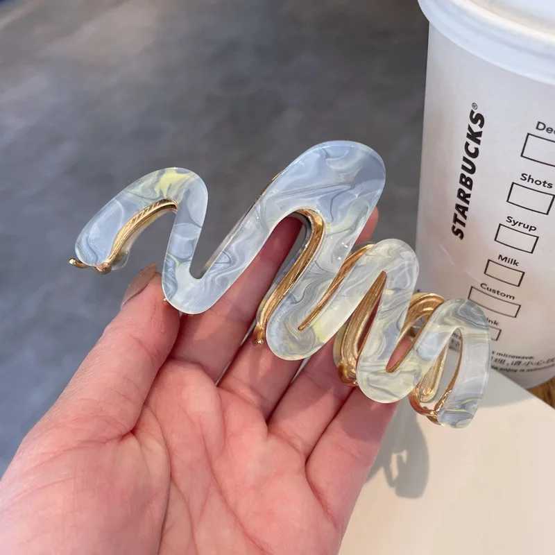 1 piece design large vinegar clip high-end shark clip hair clip hair accessoryT250425