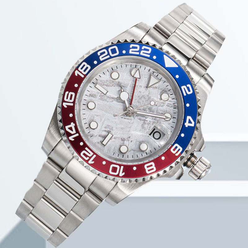 luxury watch designer watches pepsi Ceramics Bezel 40MM Sliding buckle Automatic Mechanical black Dial Stainless Steel Water Resistant sapphire swiss watches