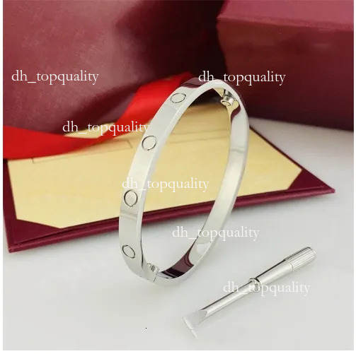 Carter Designer Bracelet Luxury Bracelets Jewelry Charm Bangle Silver Gold Rose Stainless Steel Jewellery Diamond Braclet Love Carter Braceletes 616