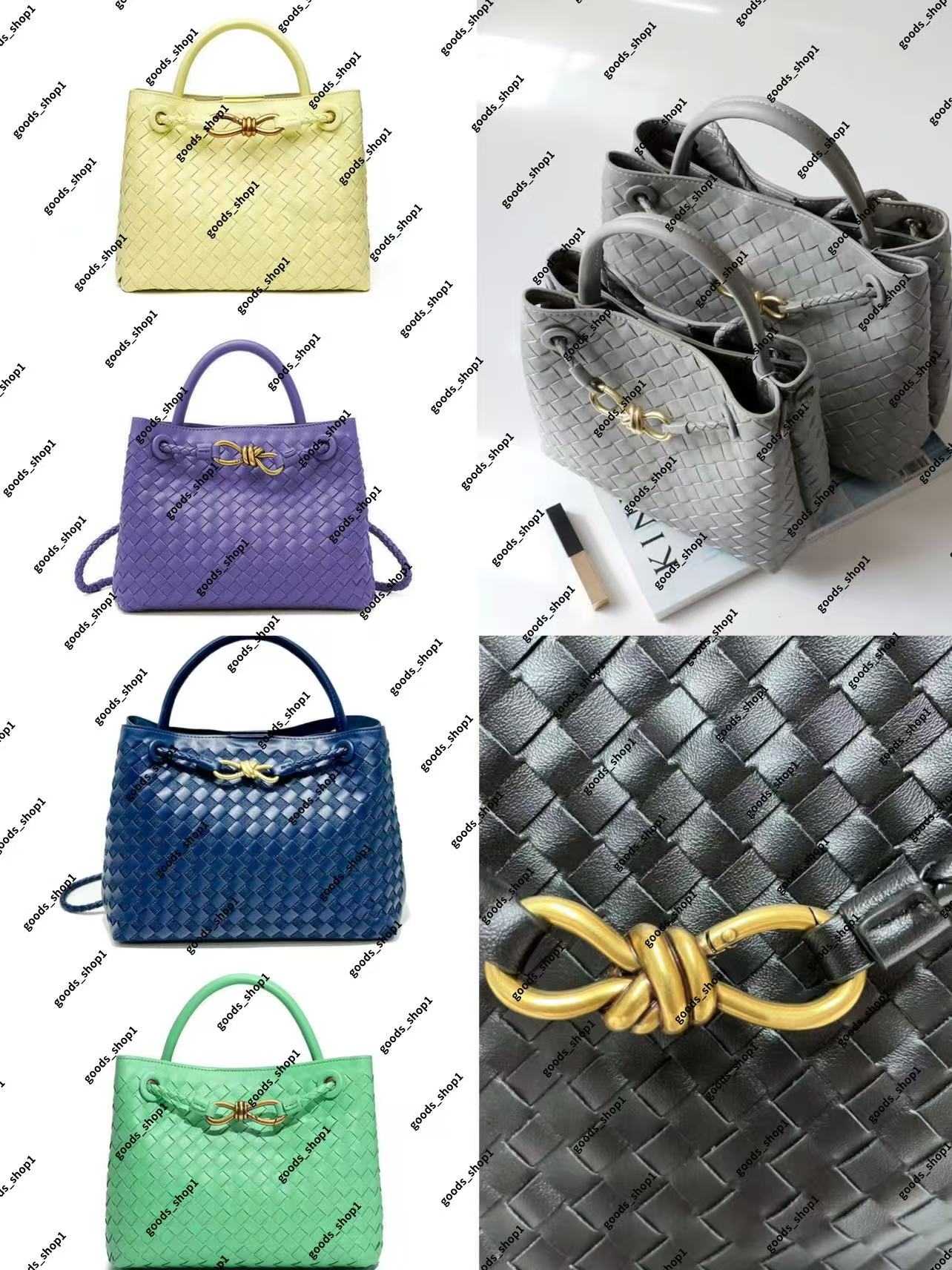 Designer Bag Andiamo Handbag 2025 New Woven Women's Fashion Versatile Internet Celebrity 8-Shaped Lock Buckle Niche Handbag Shoulder Crossbody Bag