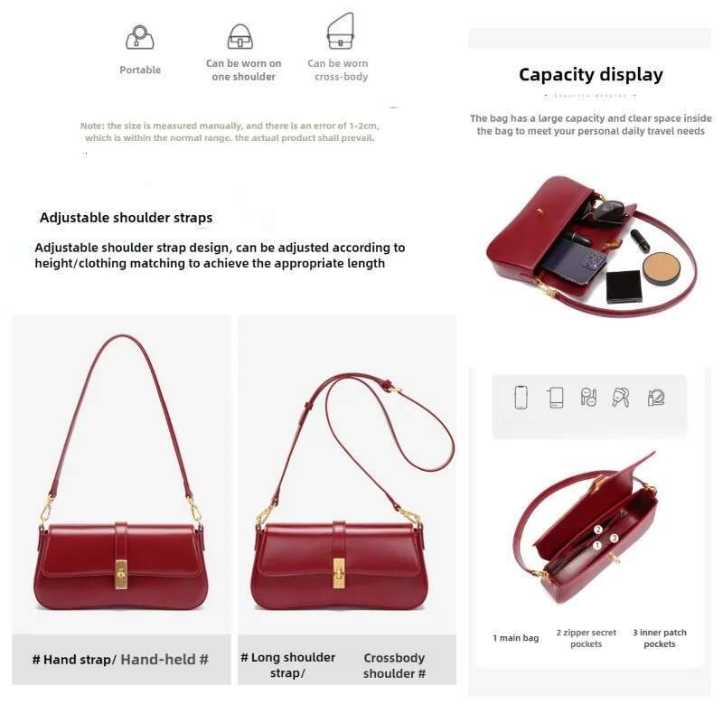 Designer Bag 2025 Fashion New Arrival Shoulder Bag With Luxurious Lock Buckle Commuting And Evening Party Handbags For Women Luxury Bag