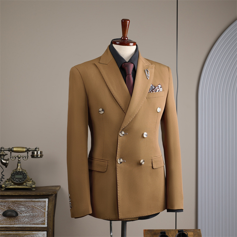 H345 Suit suit male business groom wedding dress groomsmen business slim