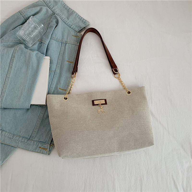 New Free Delivery Designer Shoes By 2025 Leisure Large Capacity Women's 2024 New Versatile Nylon Commuting Class Shoulder Minimalist Tote Bag