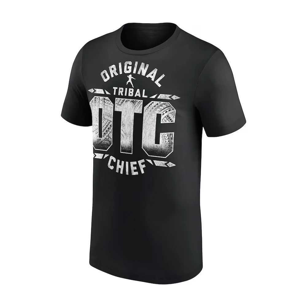Mens Black Roman Rule OTC 10 Star T-shirt Summer Quick drying Sportswear 3D Printing 2025 New Super Large Mens T-shirt W250425