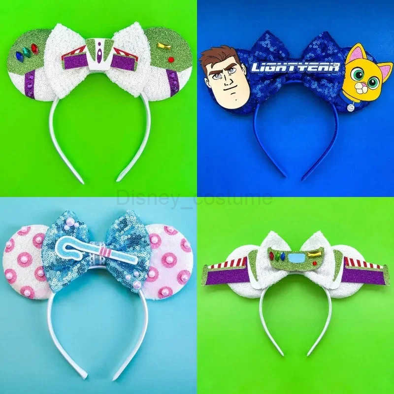 Disney Pixar Car Ear Strap Girls Children Women Bow Lightning McQueen Hair Accessories Pixar 95 Hair Main Ear Strap X250425