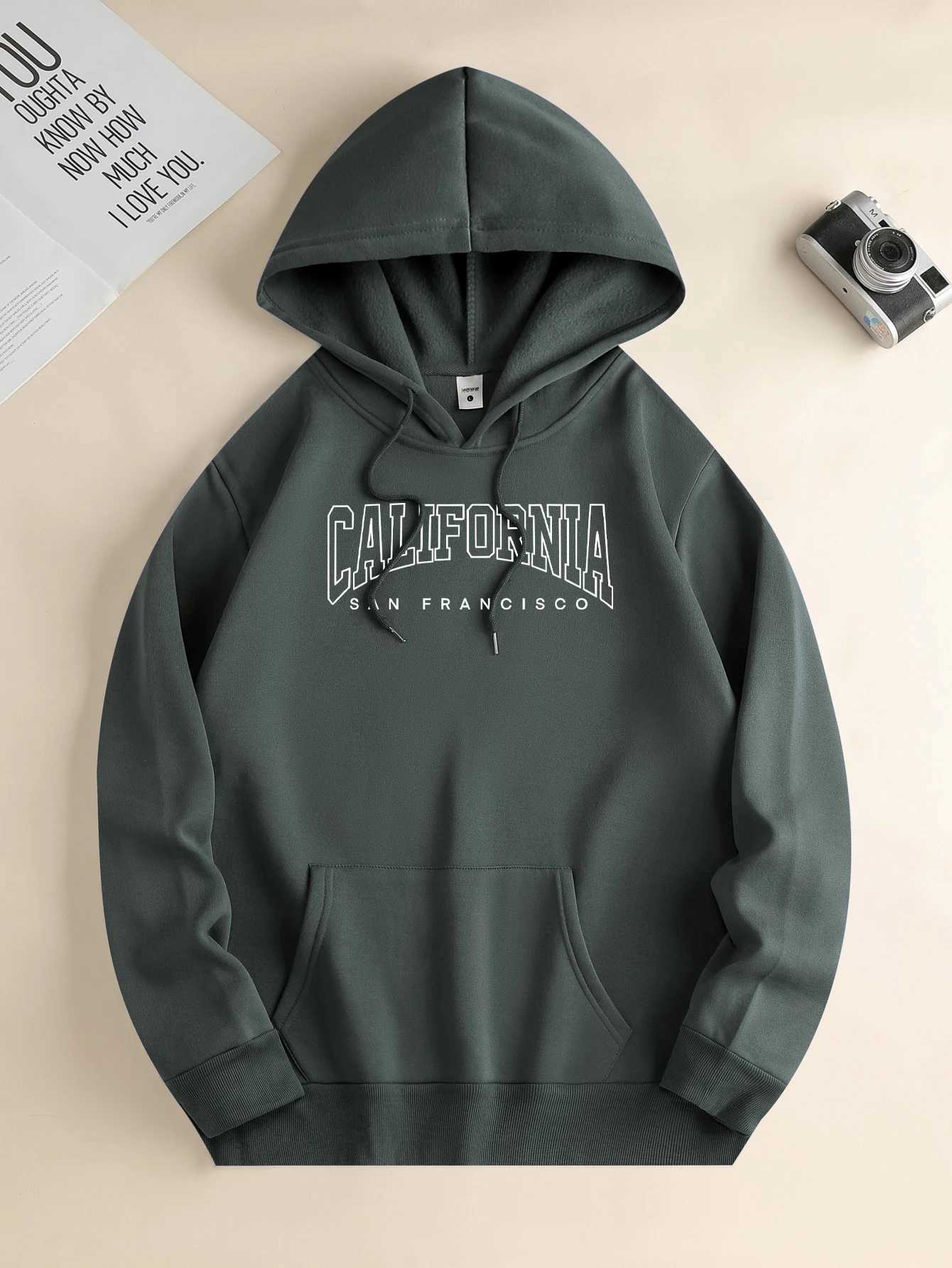 2025 Mens New Fashion Items Front Kangaroo Pocket Hoodie Casual Day Pullover Hoodie Mens Jacket w250425