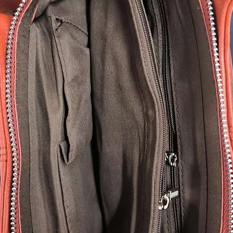 Simple Fashion Trend Men's And Women's Temperament Large Capacity Pu High-End Tote Bag