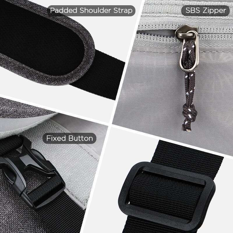 OIWAS 15 Inch Laptop Men Messenger Fashion Travel Sling Shoulder Bag Men's Canvas Briefcase Male Crossbody Pack For Teenages