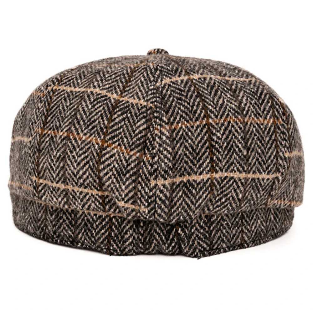 HT4972 Berets High Quality Men Women Autumn Winter Hat Artist Painter Wool Beret Hat Male Female Flat Cap Octagonal Beret Caps J251125