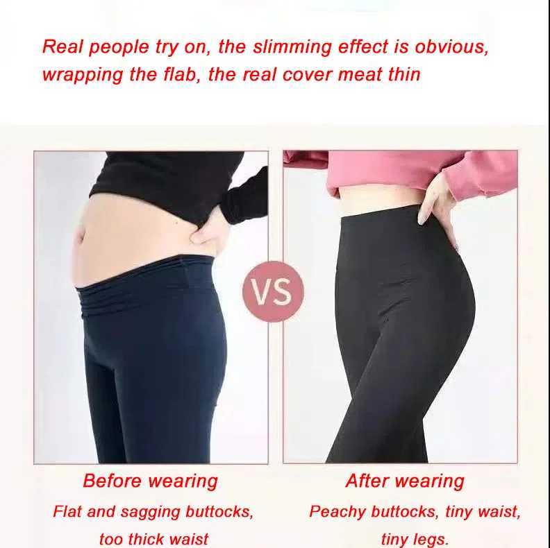 M-XL Shark Pants Womens Spring Autumn Winter Thin High Waist Abdominal Lift Hip Yoga Barbie Tight Feet Black LegsC250425