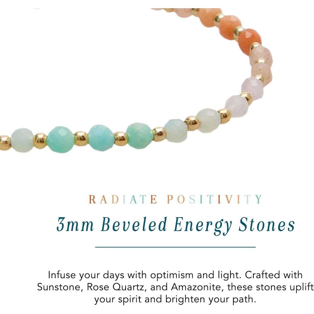 3MM Master Healer Energy Chakra Healing Dainty Anklet Bracelet with Real Stones Jade, Pearl, Rose Quartz, Amethyst, Moonstone