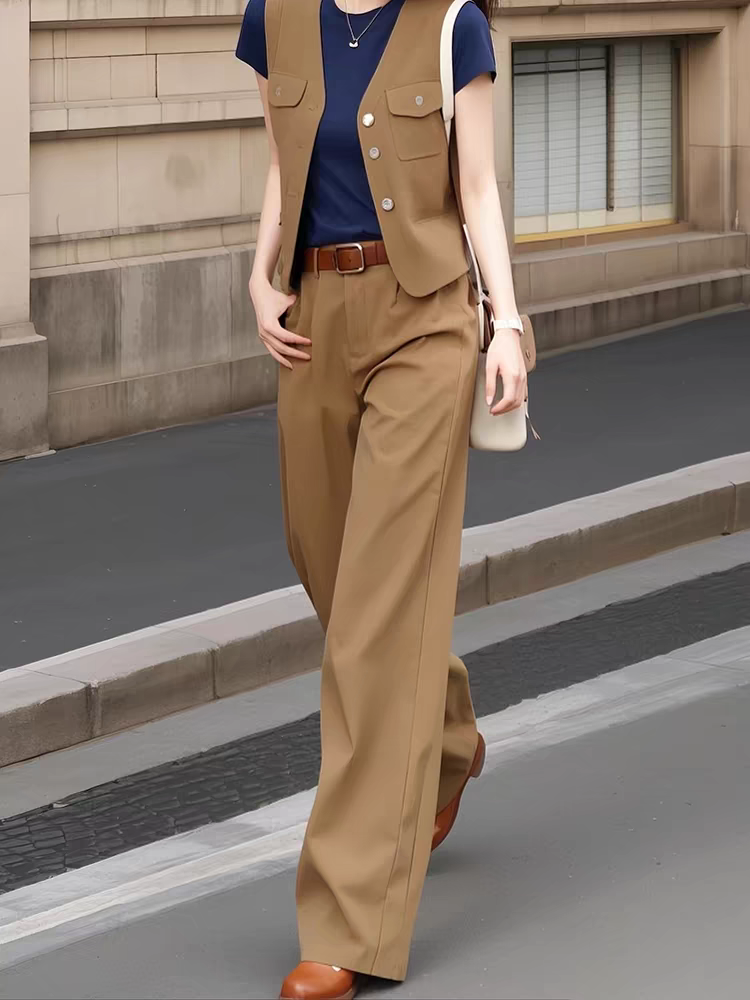 Womens Vest suits dress Vogue Paris Fashion Week Show Customized Fashion Tailored suits M48