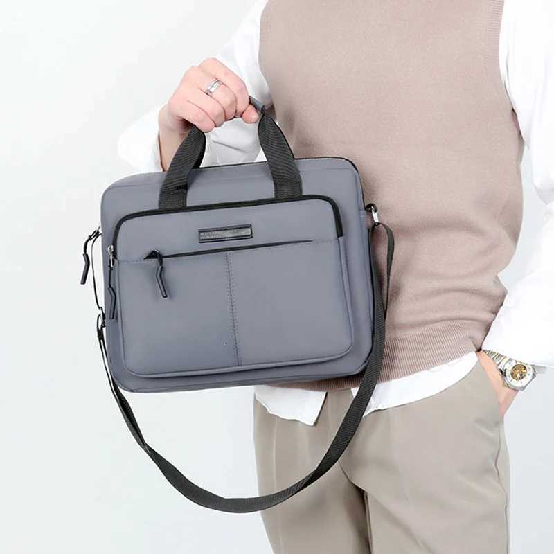 Large Capacity Briefcase Travel Essentials Laptop Storage Diagonal Bag Business Trips Oxford Cloth Document Organize AccessoriesT251125