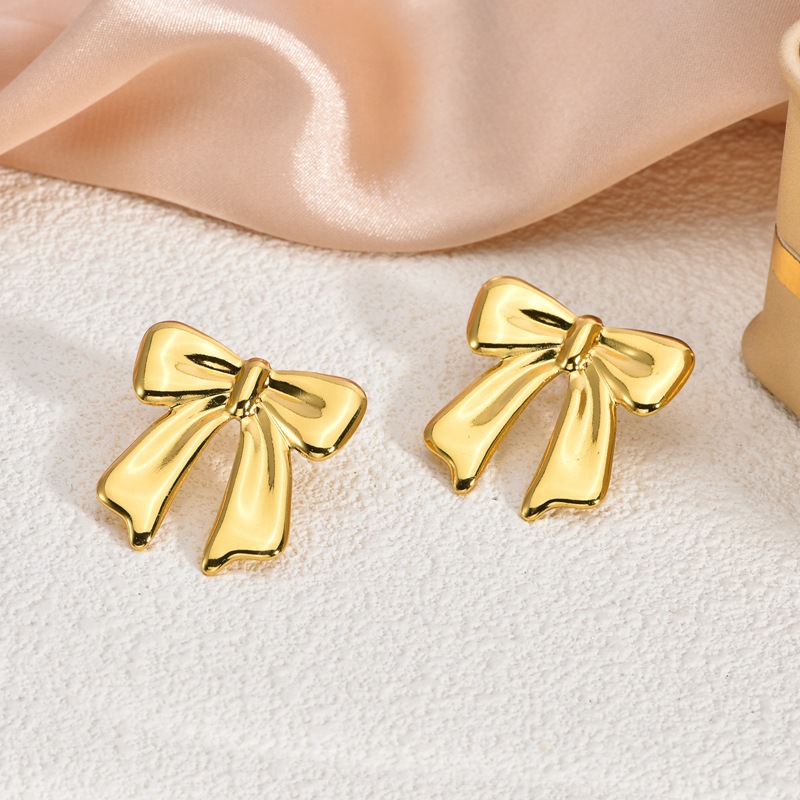 earrings designer jewelry women earring for men orecchini Earrings Fashion Women 18K Gold Plated Stainless Steel Geometry Earring Sweet Girls Wedding 