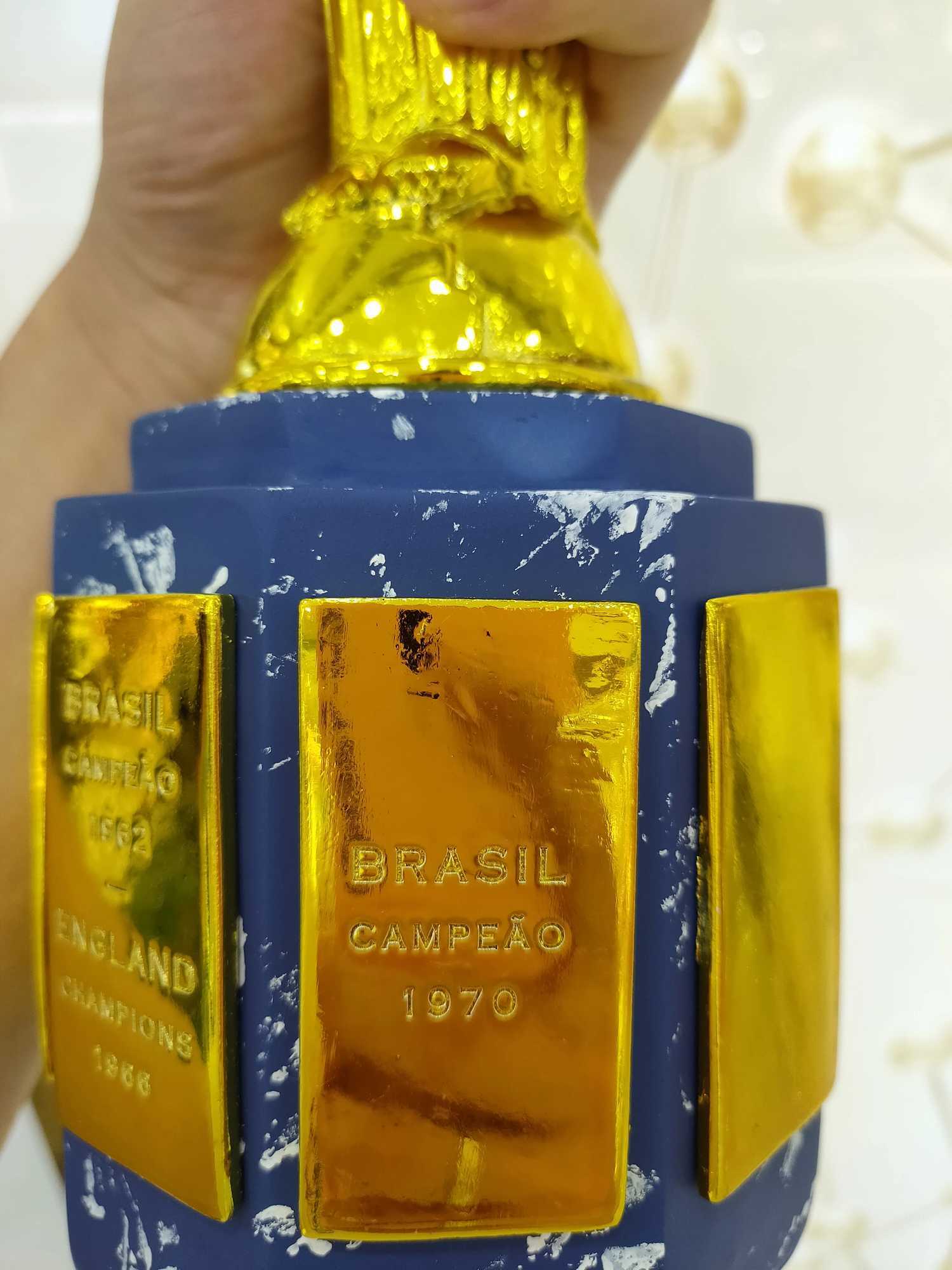 Football Trophy Cup Jules Rimet Trophy CPU Gift for Soccer Souvenirs Award Soccer Ball Fans CollectionW251125