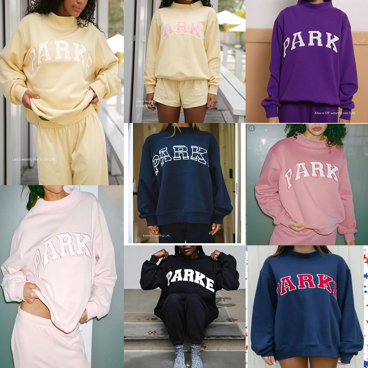 Parke Sweatshirt Womens Mockneck Sweatshirt Spring Autumn Outdoor Yoga Casual Hoodies Wear Loose Fit hoody daily outfit sweatshirts designer Exotic hoodie