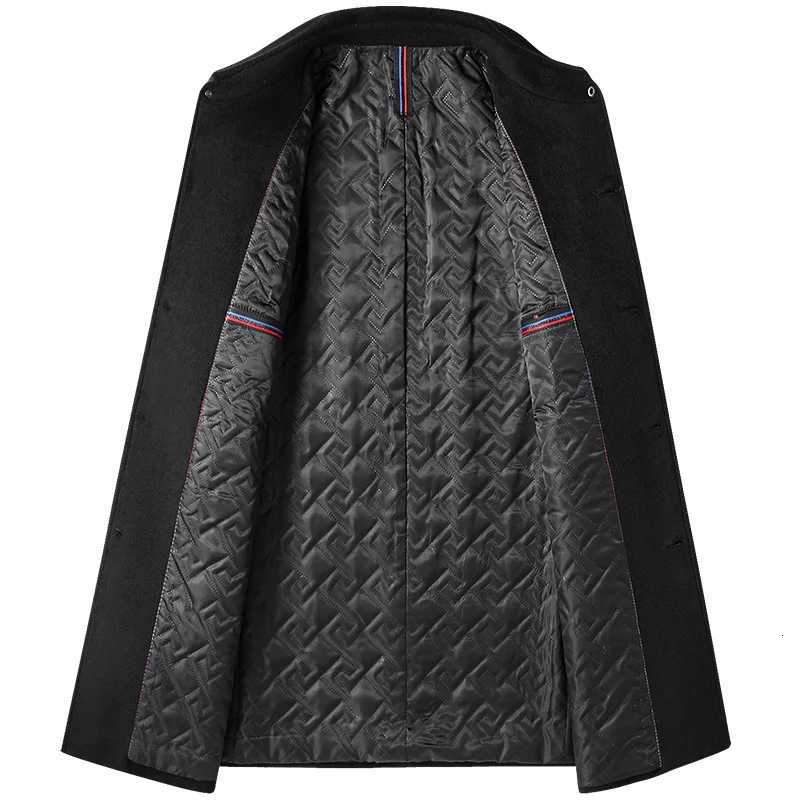 Quality Men Cashmere Lapel Business Casual Trench Coats Male Winter Woolen Blends Overcoats Trench Coats Man Long Jackets 5XLT251125