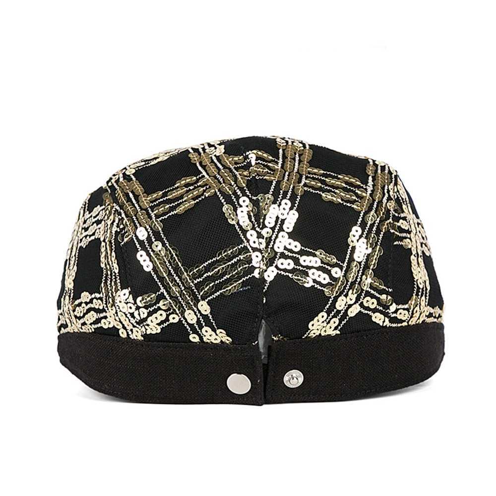 Hiphop Sequined Flat Cap Female Ivy Caps Lady Fashion Driving Hats Adjustable Sun Cap Newsboy Hat Women Summer Beret J251125