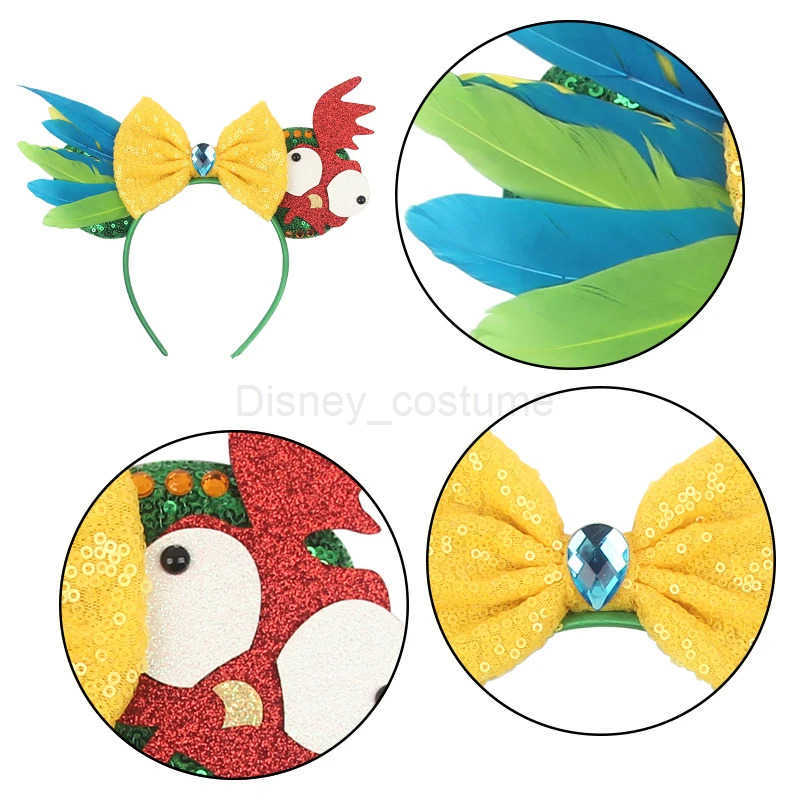 Disney Nieuwste Mickey Mouse Oren Hoofdband Childrens Adult Festival Party Pailletten Strik Haarband Vrouwen Baby Girl Party Haar Accessories X250425