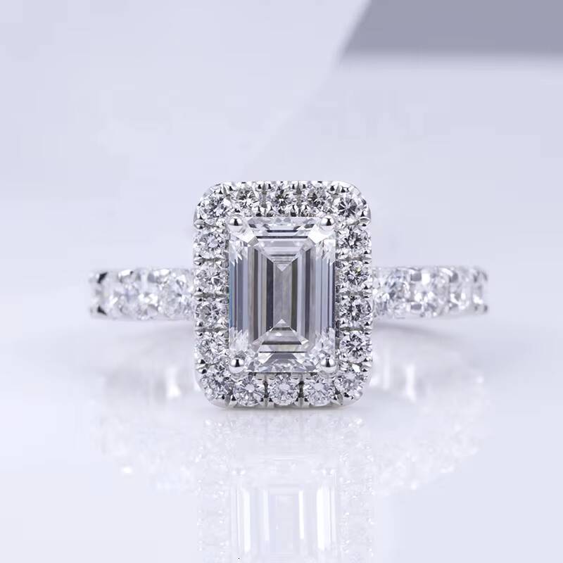 Customized Jewelry 14K 18K IGI Lab Diamond Ring Eternity Wedding Diamond Engagement Ring