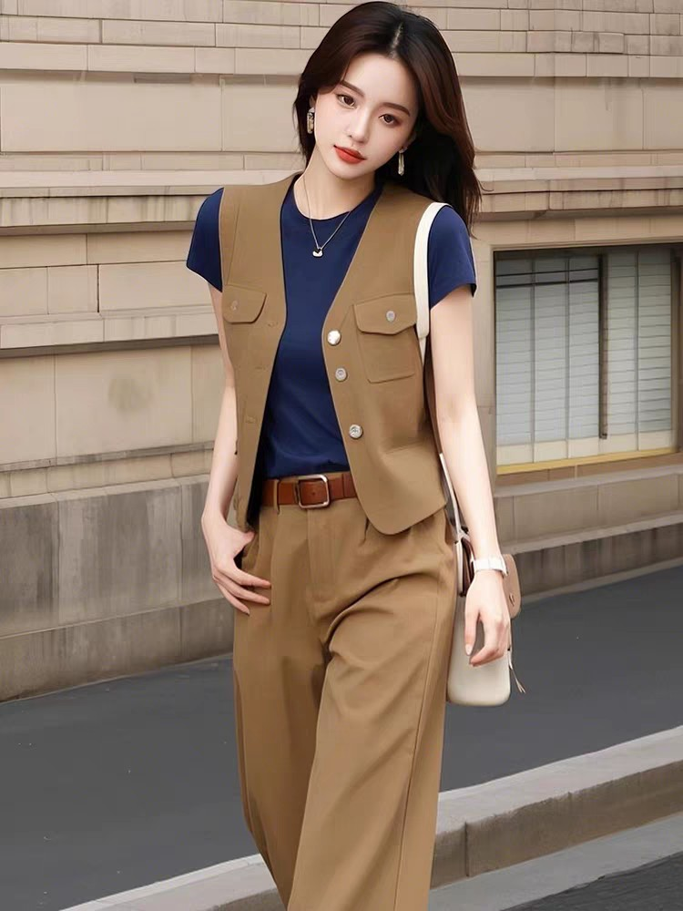 Womens Vest suits dress Vogue Paris Fashion Week Show Customized Fashion Tailored suits M48