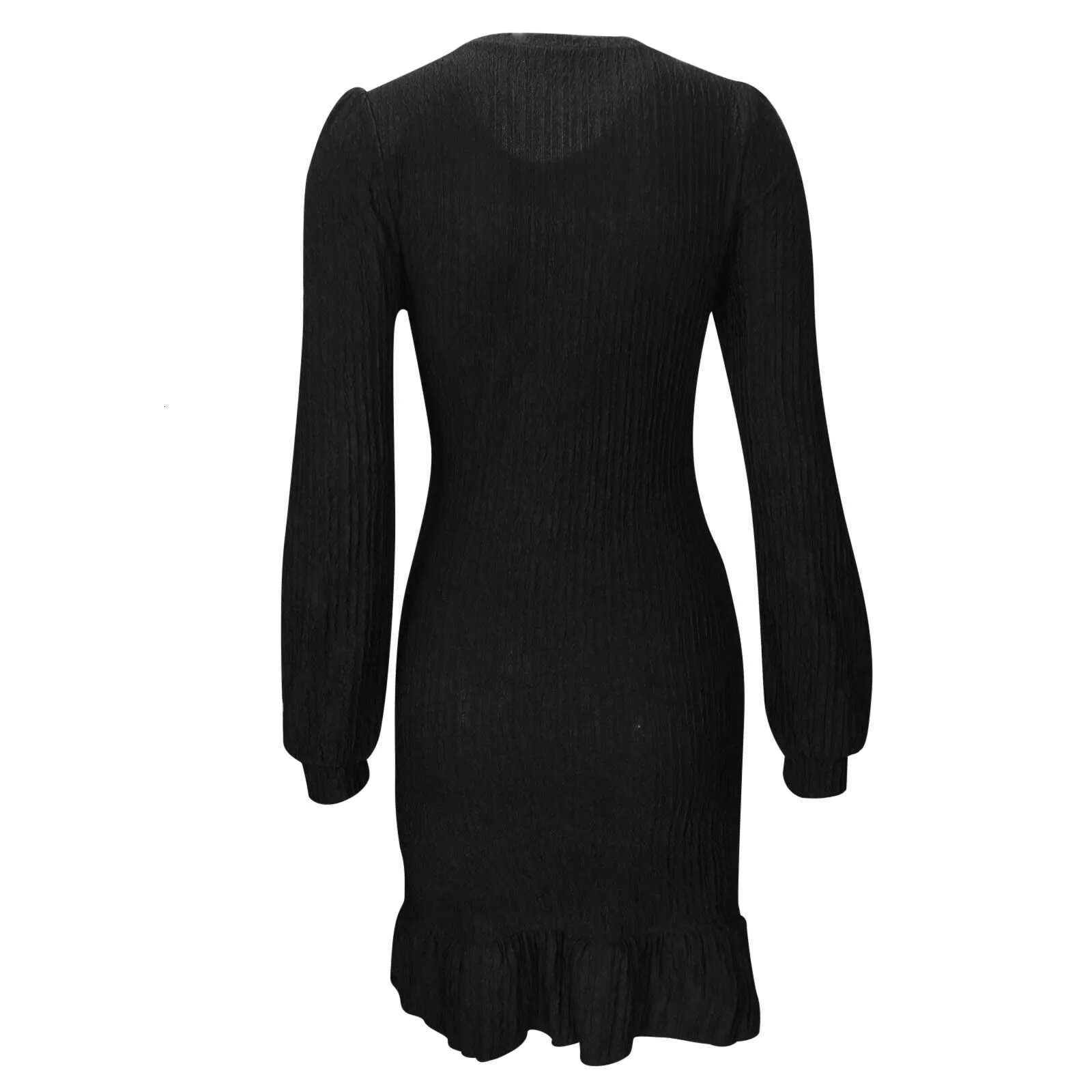 Dongdumaoyi New Slim Black Dress For Women Clothing Spring Bodycon Hip Waist Sexy Mini Short Skirt Korean Fashion Casual Vestido Robe