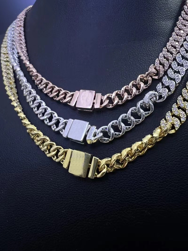 women men Chain Necklace bracelet diamond-encrusted lover gift heart-shaped collarbone chain