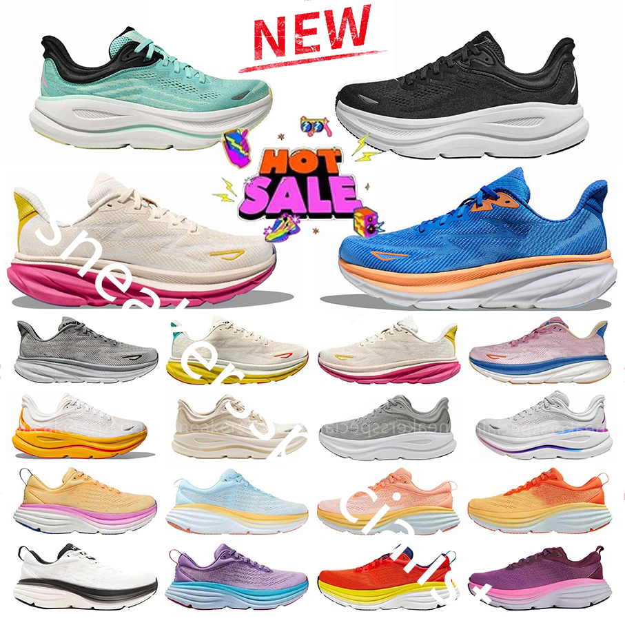 2025 clifton 9 kawana for mens womens running shoes designer sneakers bondi 8 pink triple black white blue grey purple orange men womens outdoor trainers sneakers