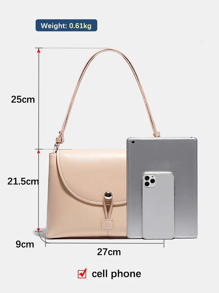 Zency 2024 Women's Soft Leather Handbag Large Pocket Tote Shoulder Crossbody Gift Lady Underarm Bag Adjustable