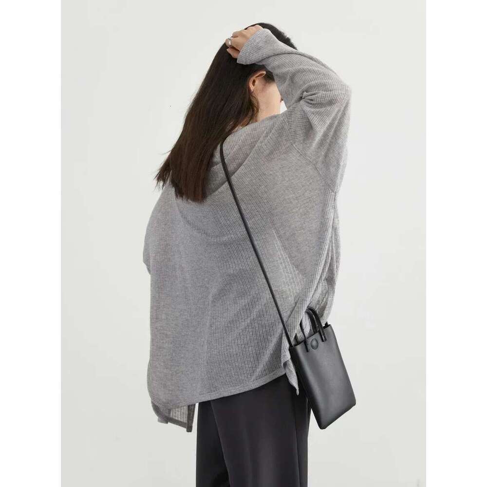 CHIC VEN Women's Cardigan New V-Neck Long Sleeved Shirt Female Jumpers Sun Protection Woman Top Spring Summer 2024